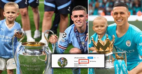 Phil Foden's son, Ronnie aka 'El wey', gets more than .